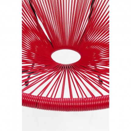 Fauteuil de jardin Acapulco rouge Kare Design