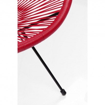 Fauteuil de jardin Acapulco rouge Kare Design