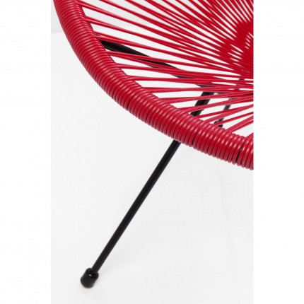 Fauteuil de jardin Acapulco rouge Kare Design