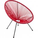 Fauteuil de jardin Acapulco rouge Kare Design