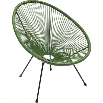 Fauteuil de jardin Acapulco vert Kare Design