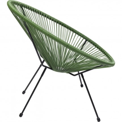 Fauteuil de jardin Acapulco vert Kare Design