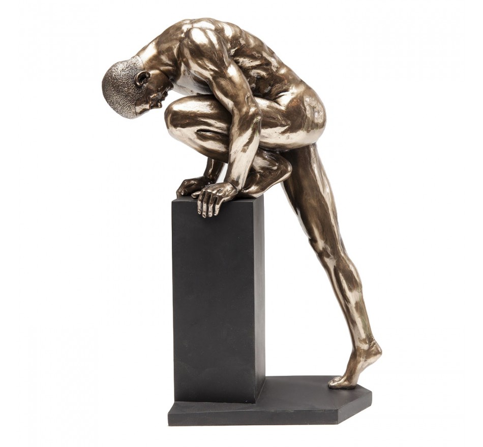 Déco Nude Man Stand bronze 35cm Kare Design
