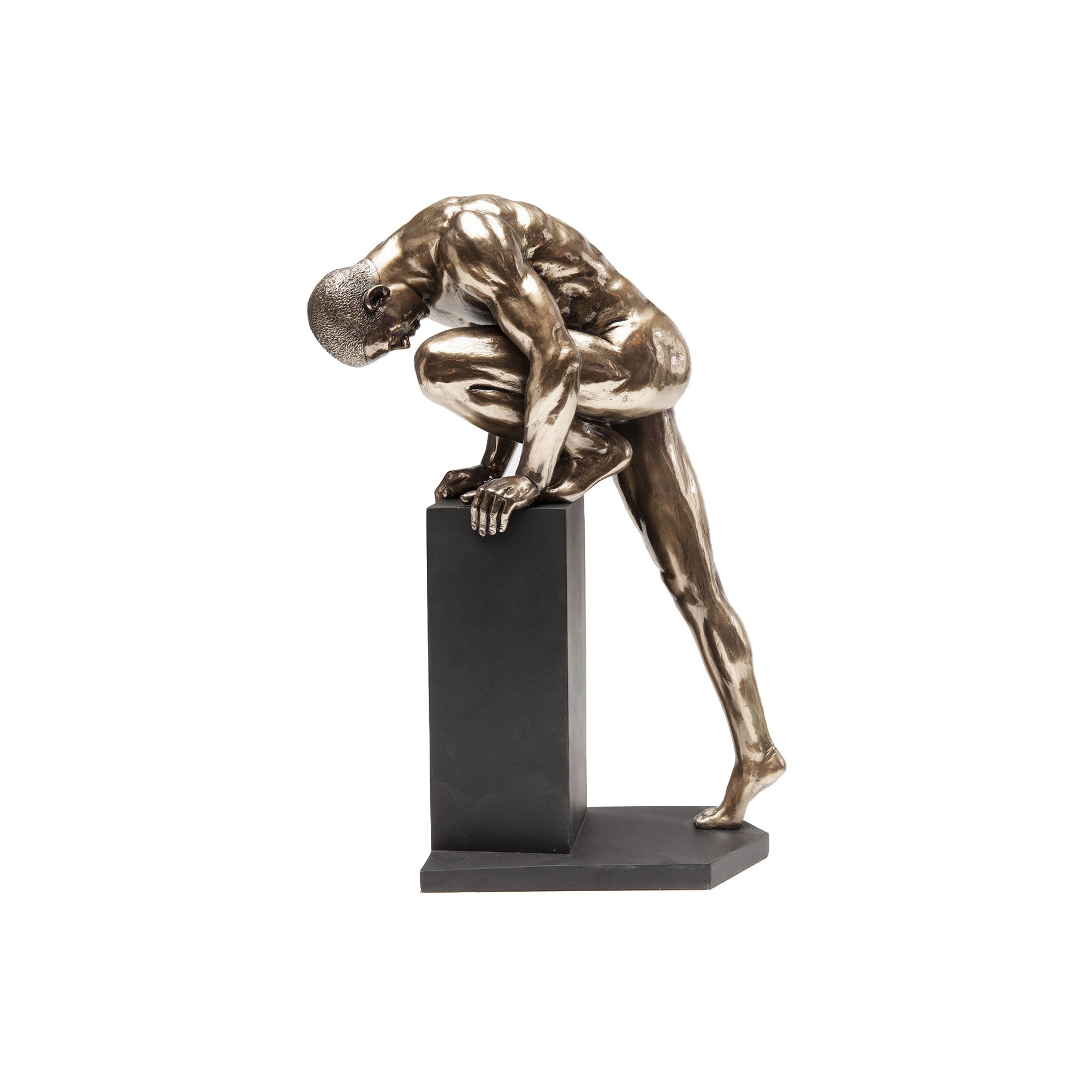 Déco Nude Man Stand bronze 35cm Kare Design