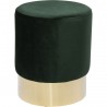 Tabouret Cherry vert et laiton Kare Design