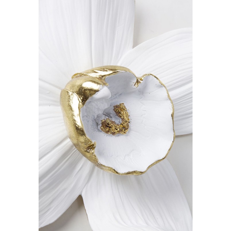 Déco murale Orchidée blanche 25cm Kare Design