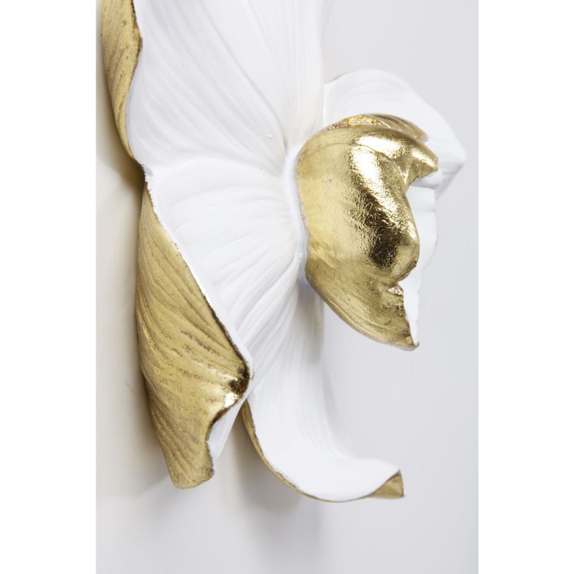 Déco murale Orchidée blanche 25cm Kare Design