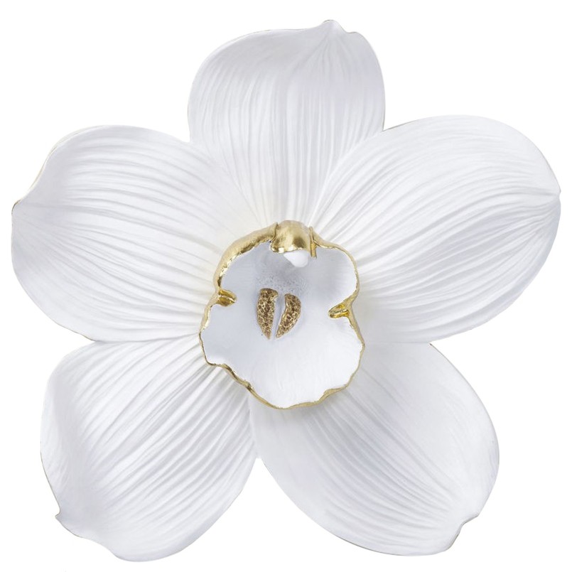 Wall Decoration Orchid White 54cm Kare Design