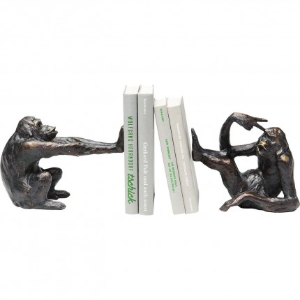 Serre-livres singes set de 2 Kare Design