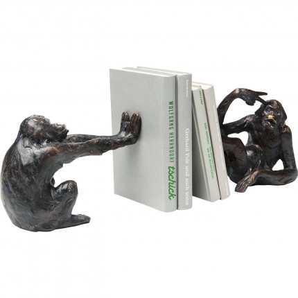 Serre-livres singes set de 2 Kare Design