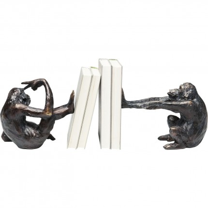 Serre-livres singes set de 2 Kare Design