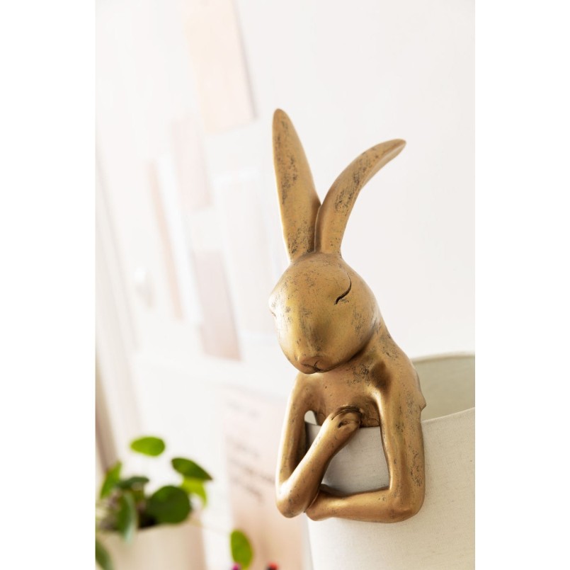 Lampe Animal Lapin doré Kare Design