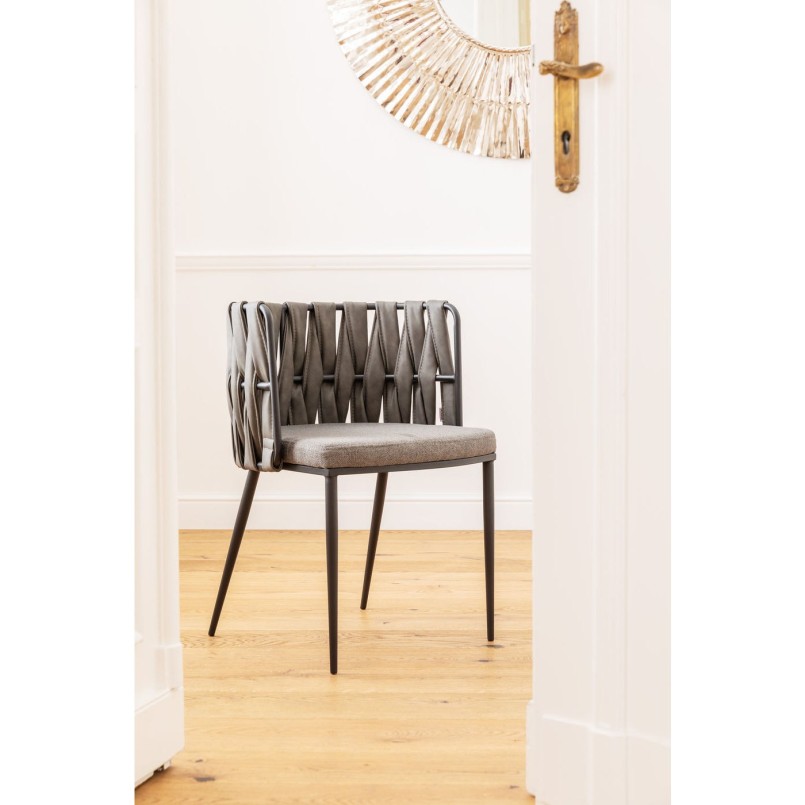 Chair with Armrest Cheerio incl. Cushion Kare Design