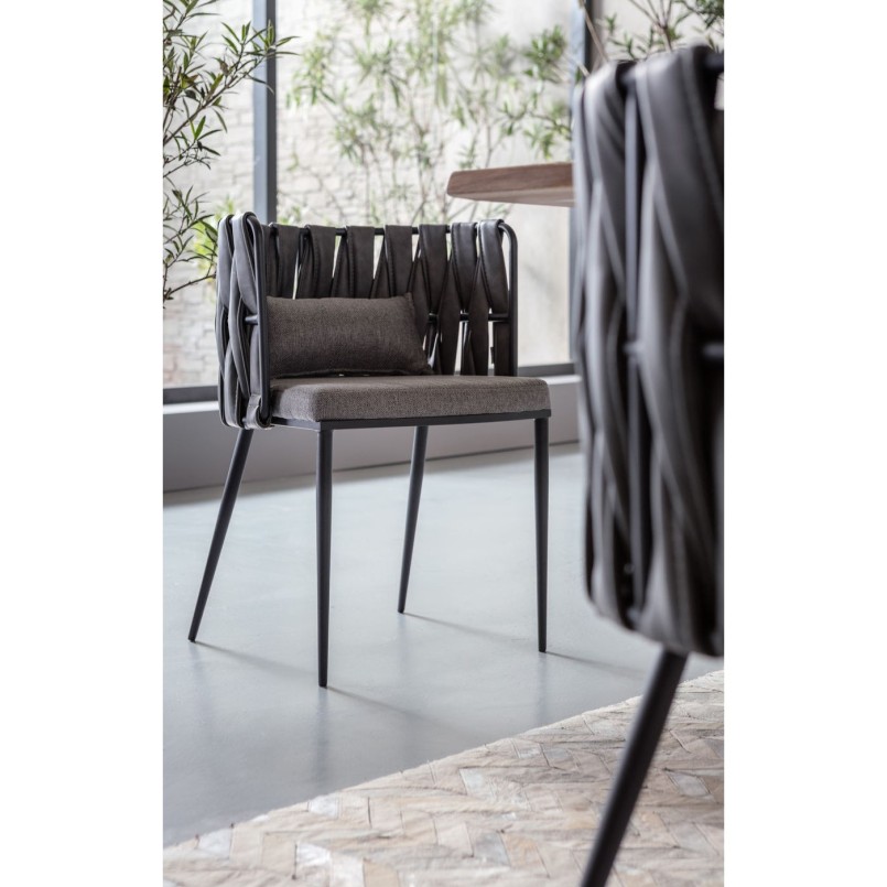Chair with Armrest Cheerio incl. Cushion Kare Design