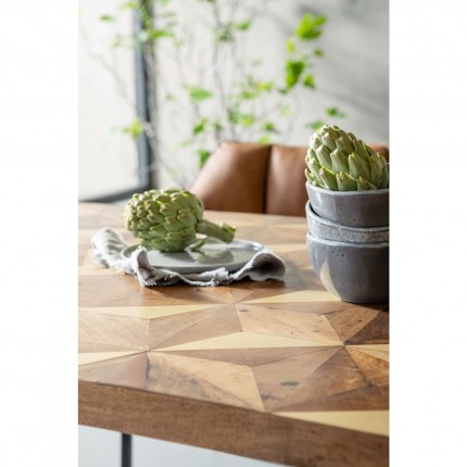 Table en bois Illusion 200x95cm Kare Design