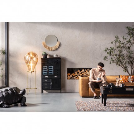 Canapé Cubetto 220cm velours marron Kare Design