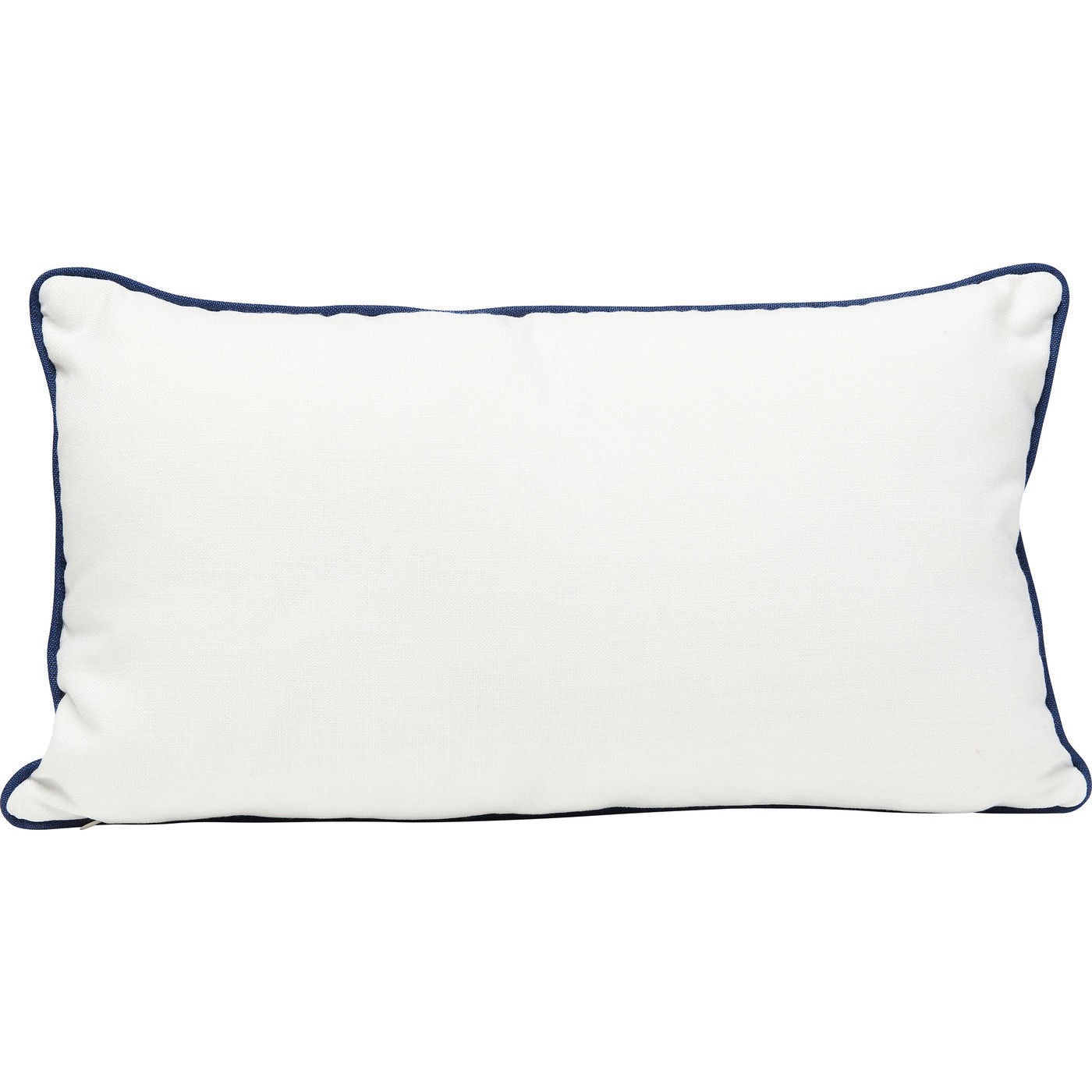 Coussin Classy blanc n?ud marin 28x50cm Kare Design