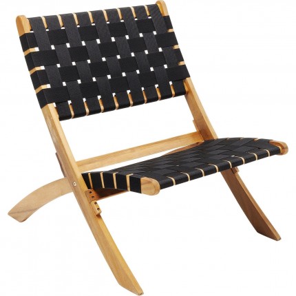 Chaise de jardin Ipanema noire Kare Design