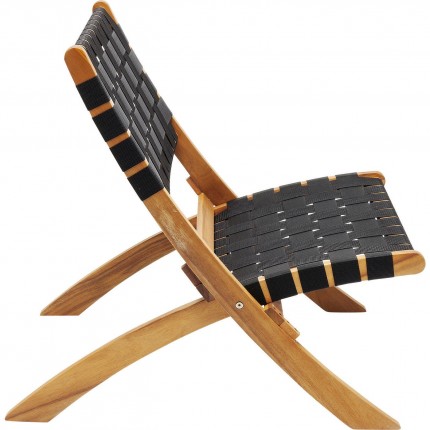 Chaise de jardin Ipanema noire Kare Design