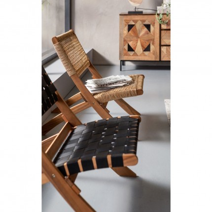 Chaise de jardin Ipanema noire Kare Design