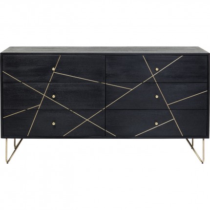 Commode Vein 6 tiroirs Kare Design