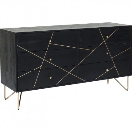 Commode Vein 6 tiroirs Kare Design
