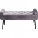 Banc Lofty gris et noir Kare Design
