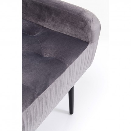 Banc Lofty gris et noir Kare Design