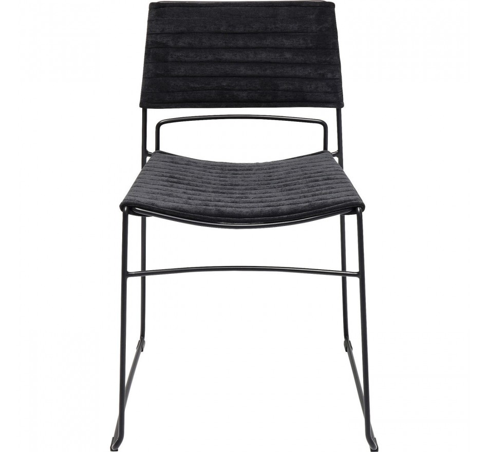 Chaise Hugo noire Kare Design