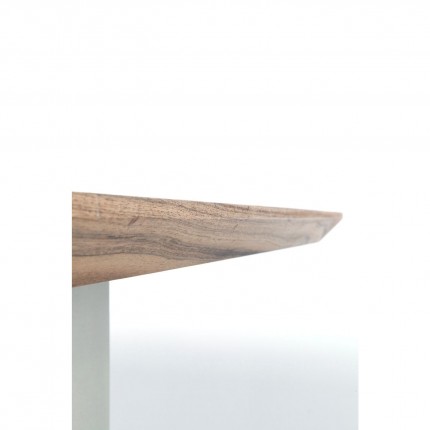 Table Symphony acacia argent 180x90cm Kare Design