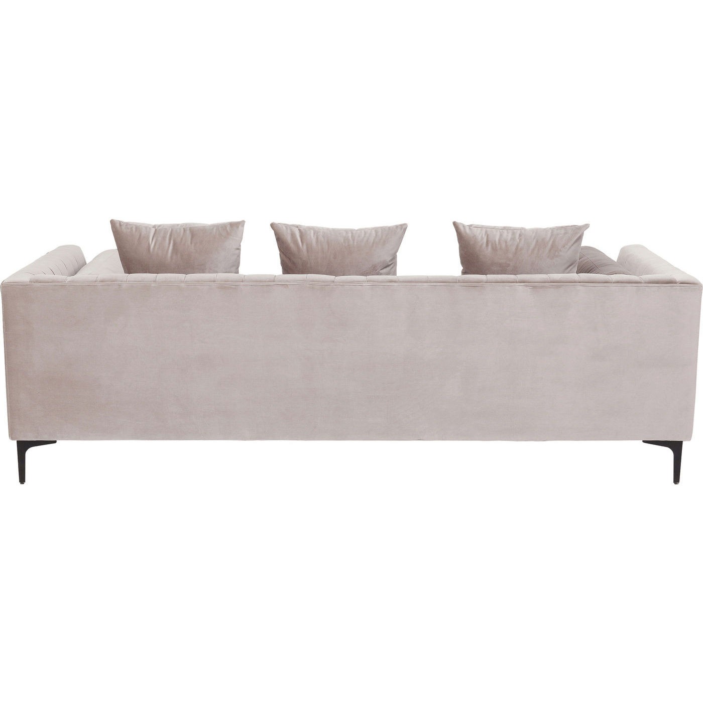 Canapé Variete 3 places velours gris Kare Design