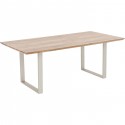 Table Symphony acacia argent 160x80cm Kare Design