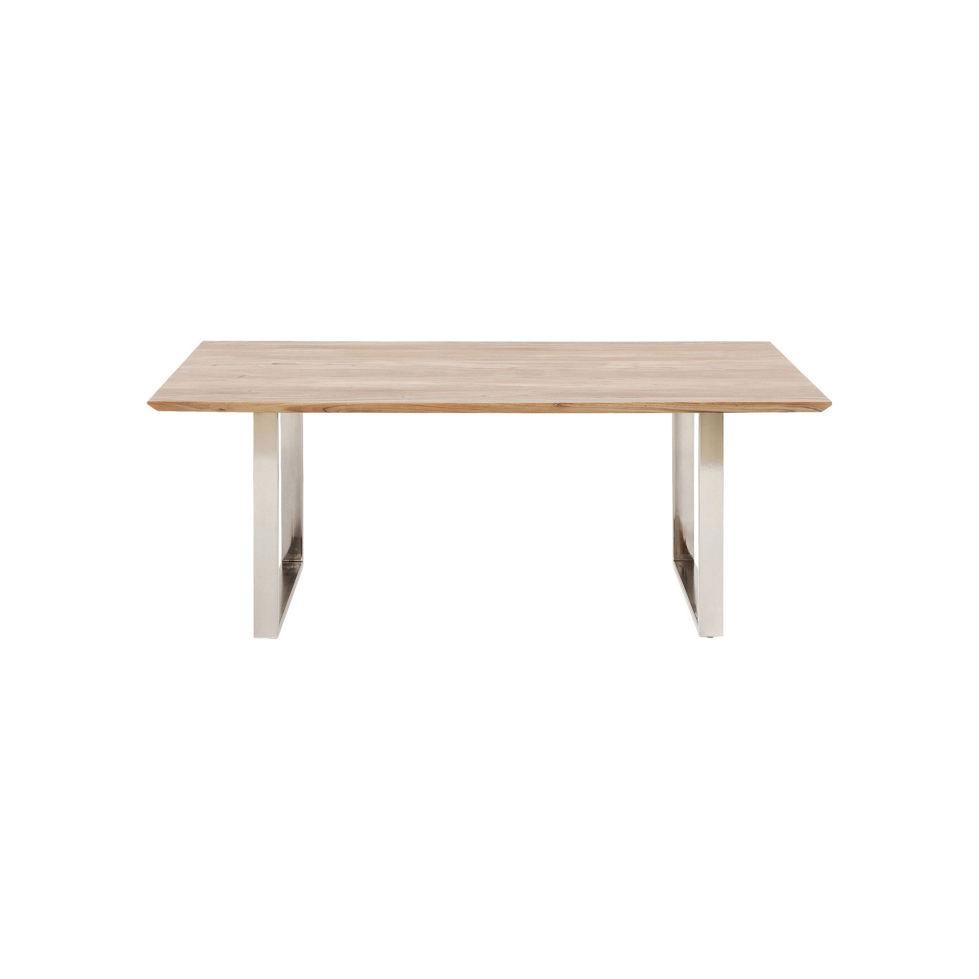 Table Symphony acacia chrome 160x80cm Kare Design