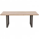 Table Symphony acacia acier 160x80cm Kare Design
