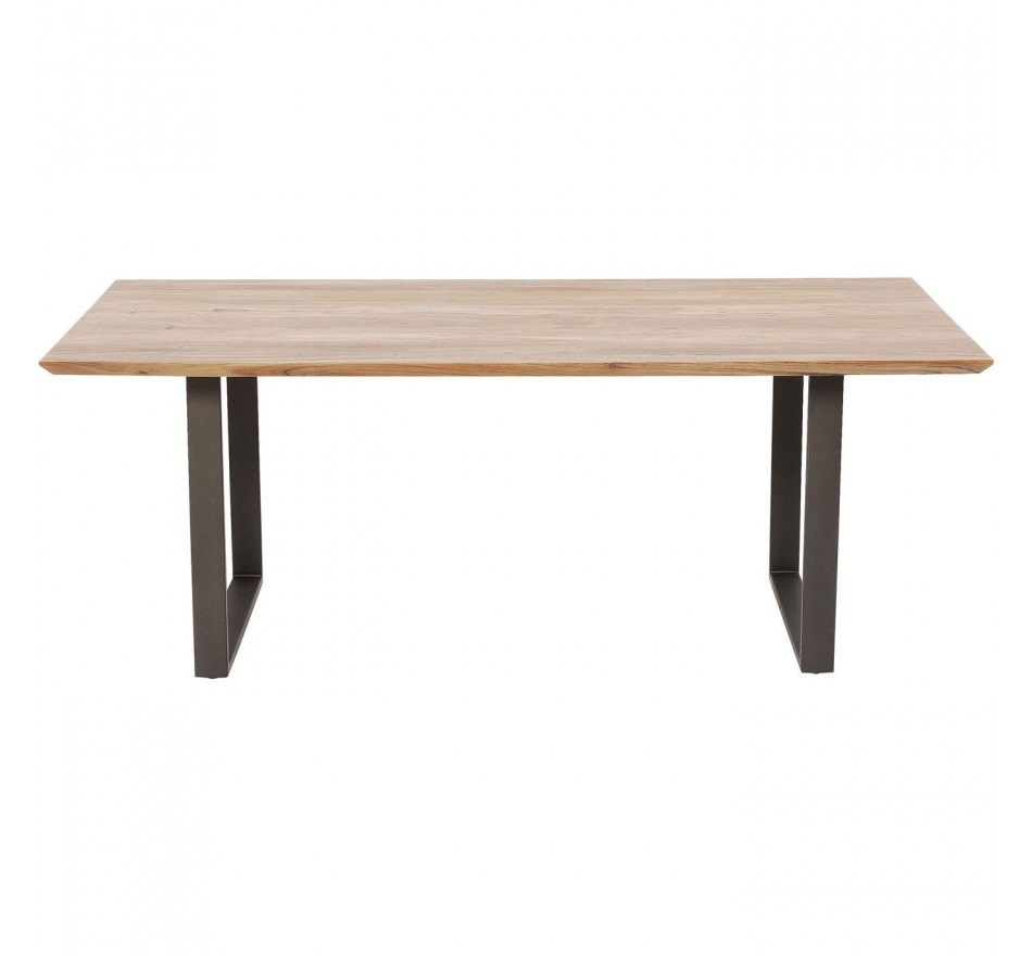 Table Symphony acacia acier 160x80cm Kare Design