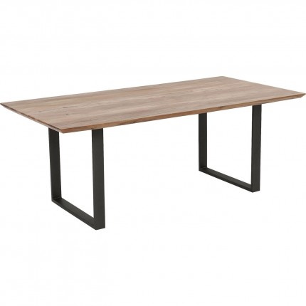 Table Symphony acacia acier 160x80cm Kare Design