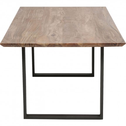 Table Symphony acacia acier 160x80cm Kare Design