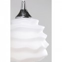 Suspension Ruffle blanche 37cm Kare Design