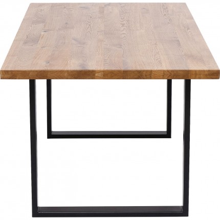 Table Jackie 200x100cm oak black Kare Design