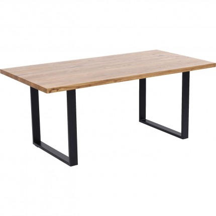 Table Jackie chêne noire 180x90cm Kare Design
