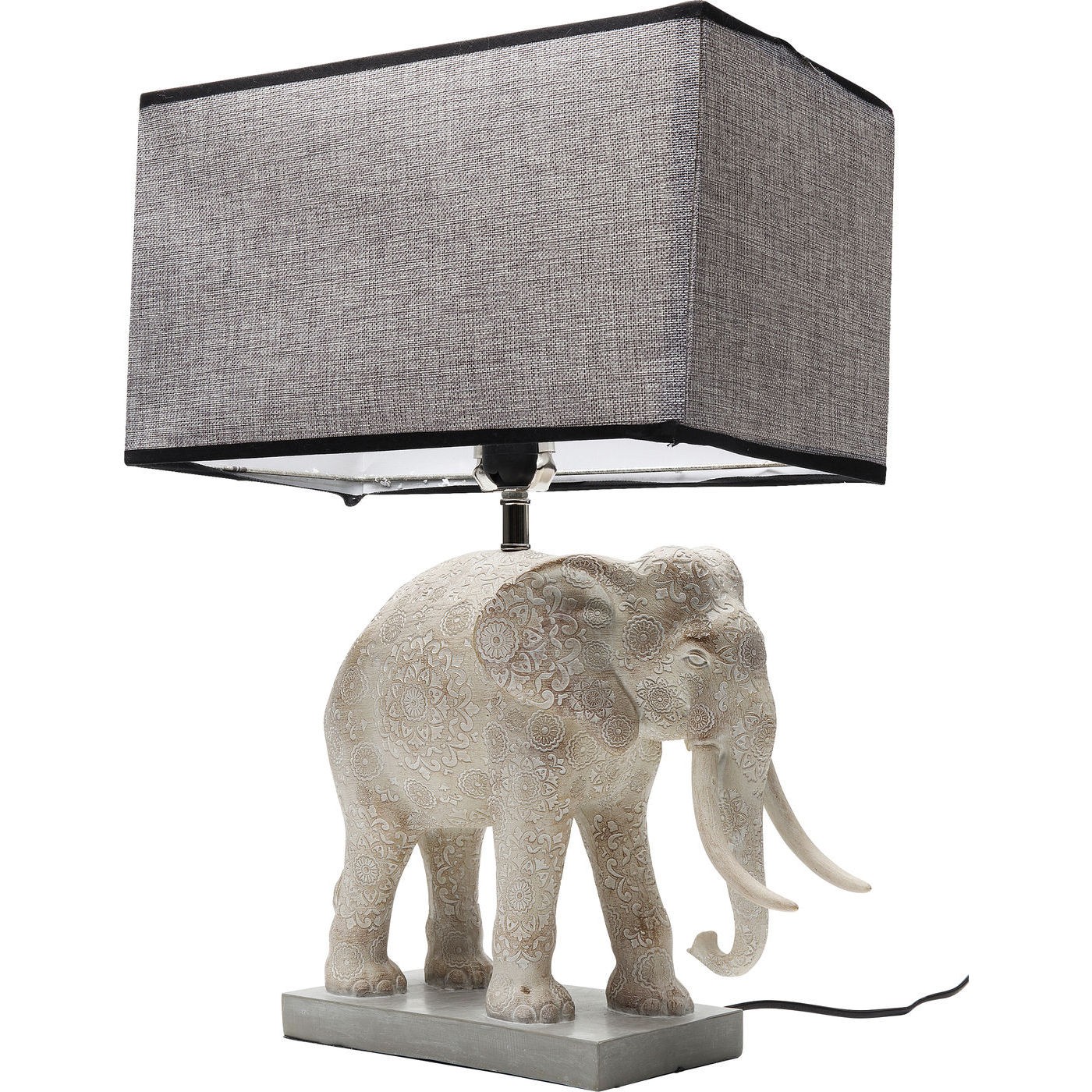 Lampe de table Éléphant gris Kare Design