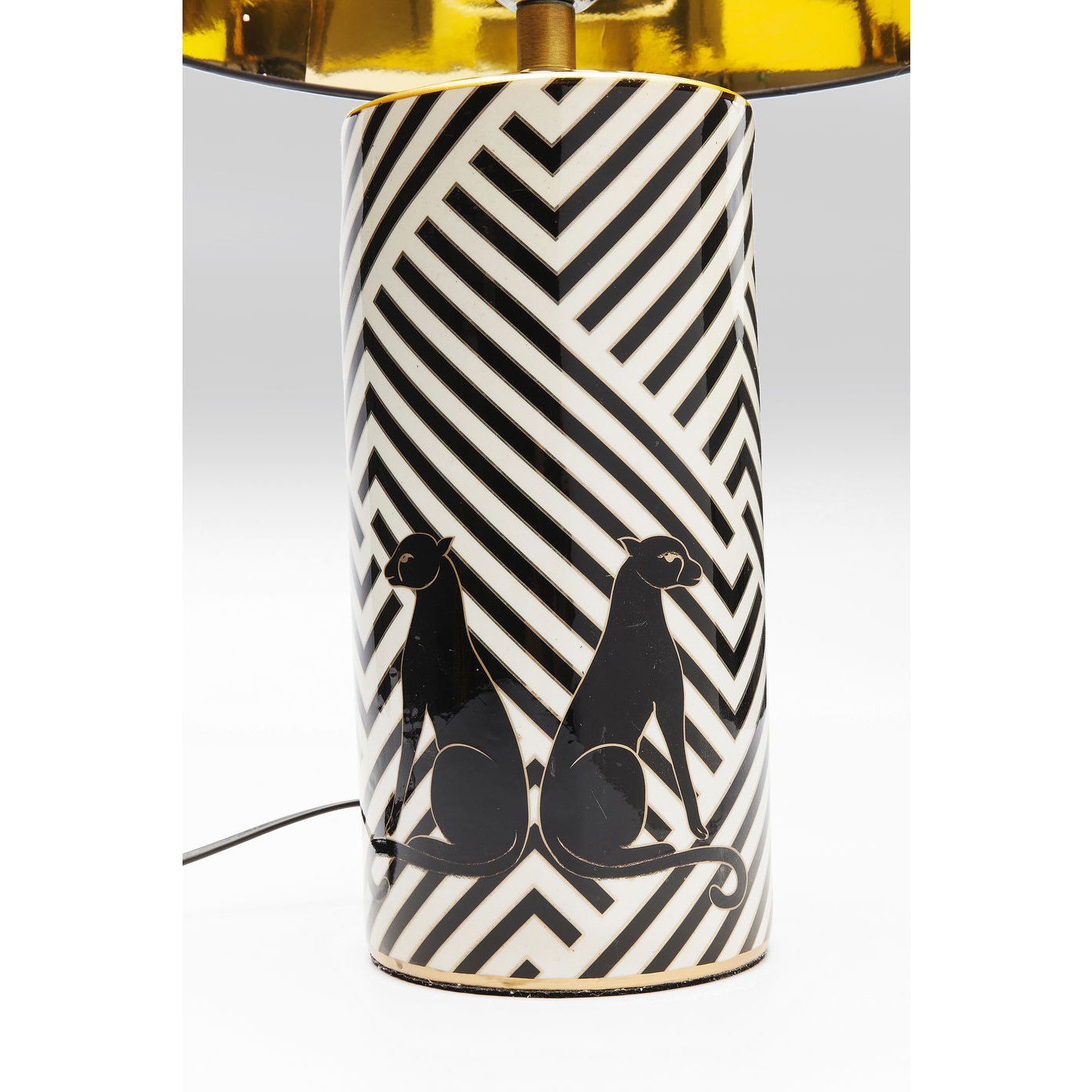 Lampe de table Panthères noires Kare Design