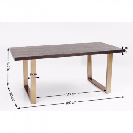 Table Osaka Duo 180x90cm Kare Design