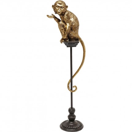 Déco singe perché 109cm doré Kare Design