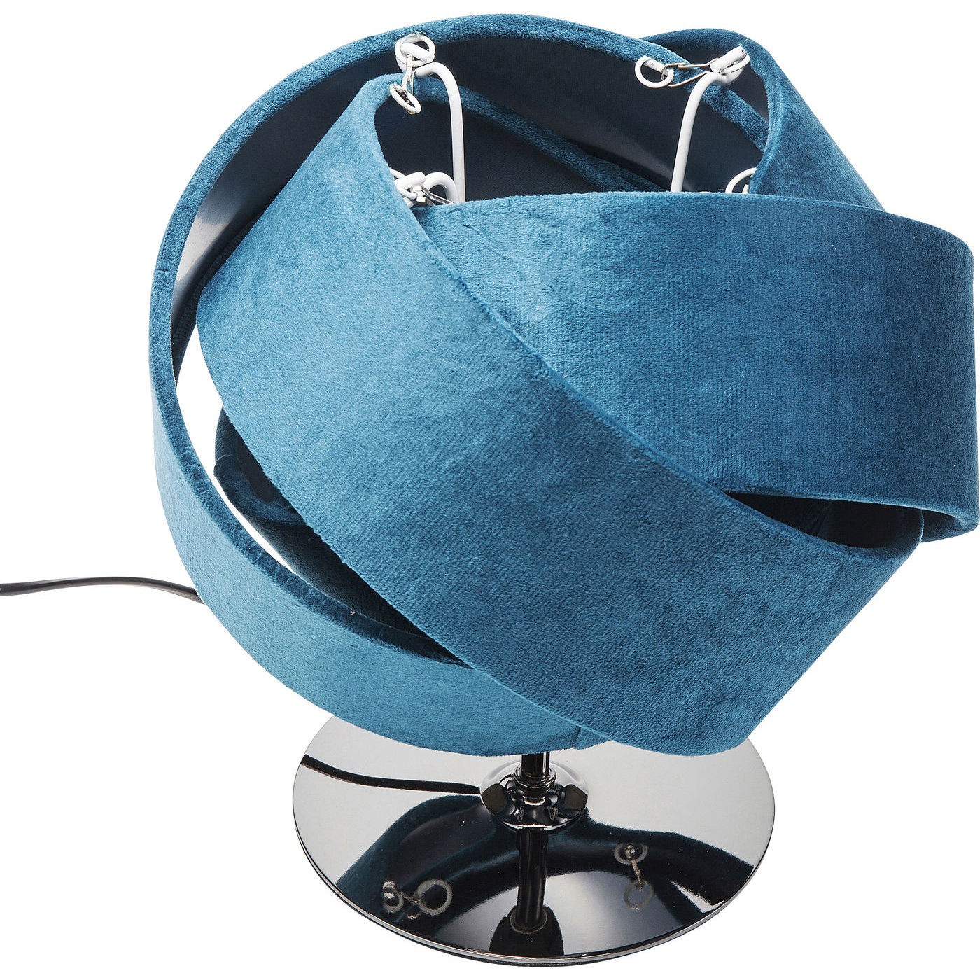 Lampe de table Knot bleu pétrole Kare Design