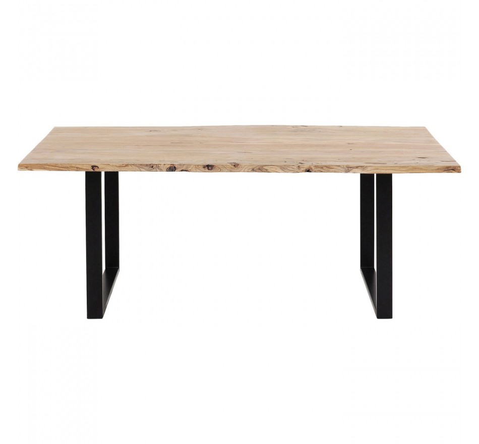 Table Harmony noire 180x90cm Kare Design