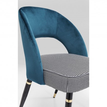 Chaise Samantha bleue Kare Design