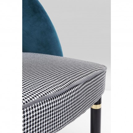 Chaise Samantha bleue Kare Design