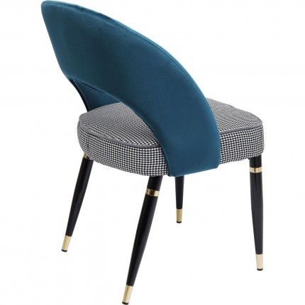 Chaise Samantha bleue Kare Design