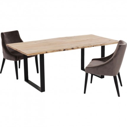 Table Harmony acacia noire 160x80cm Kare Design